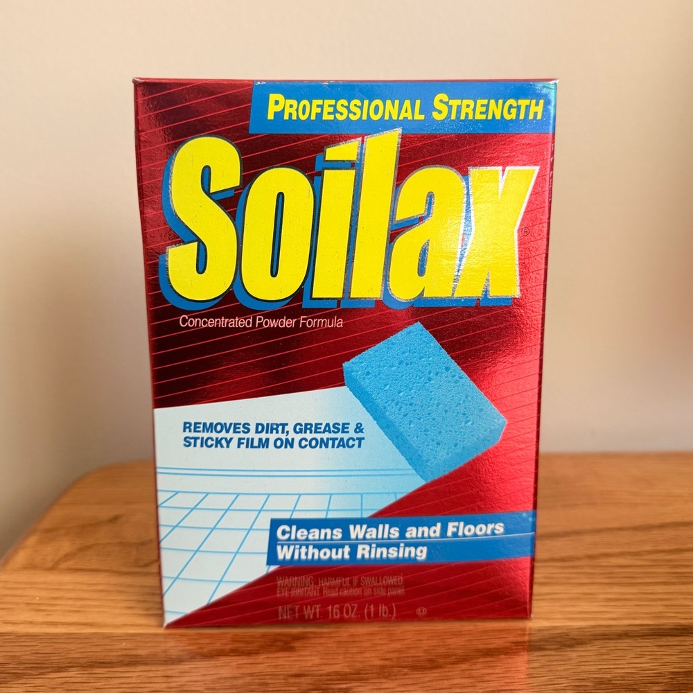 NEW Discontinued Soilax Cleaner Floors Walls Woodwork 16oz Unopened